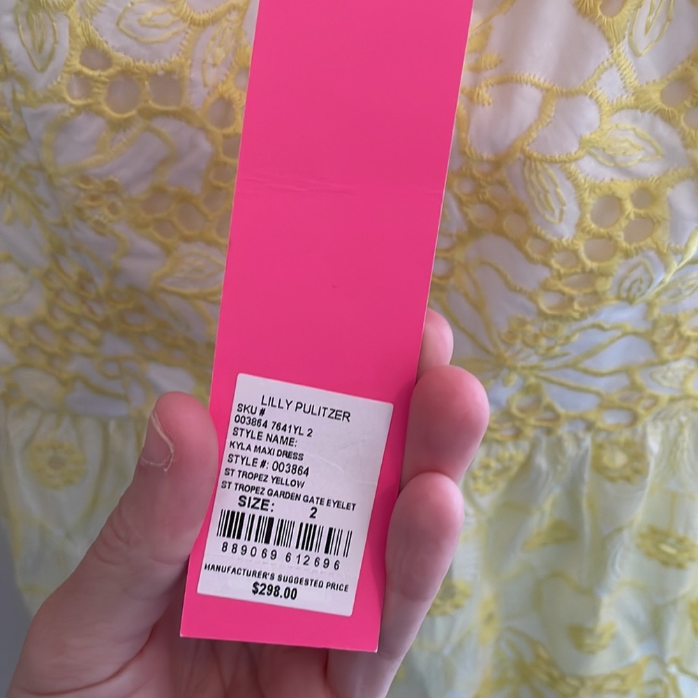Lilly St Tropez Garden Gate Eyelet Dress NWT - Picture 4 of 4